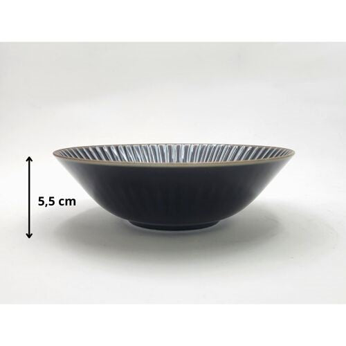 Keramik Bowl Set - light/dark- ⌀17cm - 2Stk.