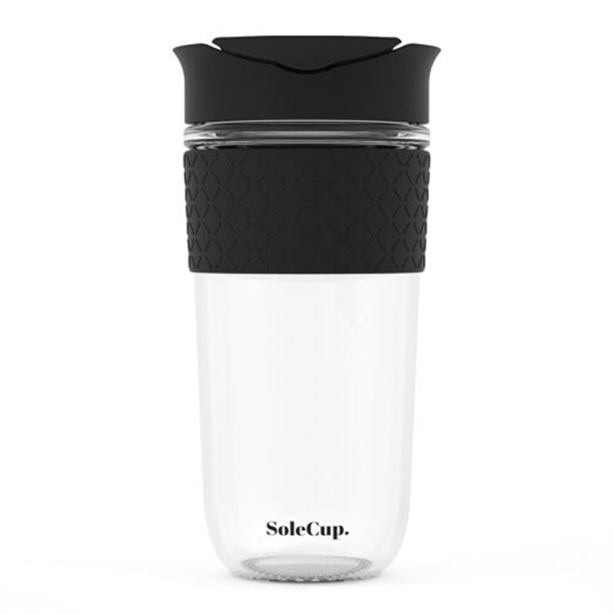 SoleCup Glass Travel Mug - 340ml/530ml - Silicone