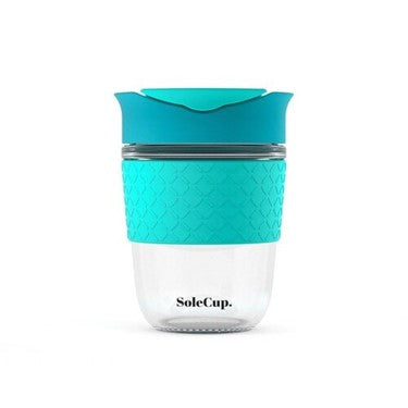 SoleCup Glass Travel Mug - 340ml/530ml - Silicone