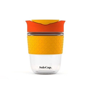 SoleCup Glass Travel Mug - 340ml/530ml - Silicone