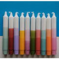 Dippy Dip-Dye-Kerzen Rainbow - 19cm - MeVita Home-Deko-2er Set - 