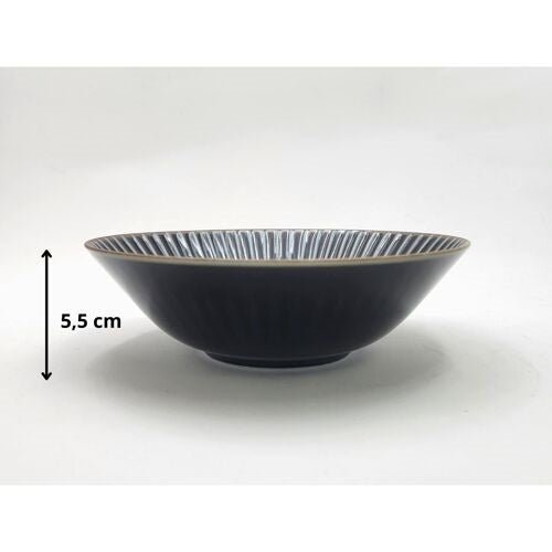 Keramik Bowl Set - light/dark- ⌀17cm - MeVita Home