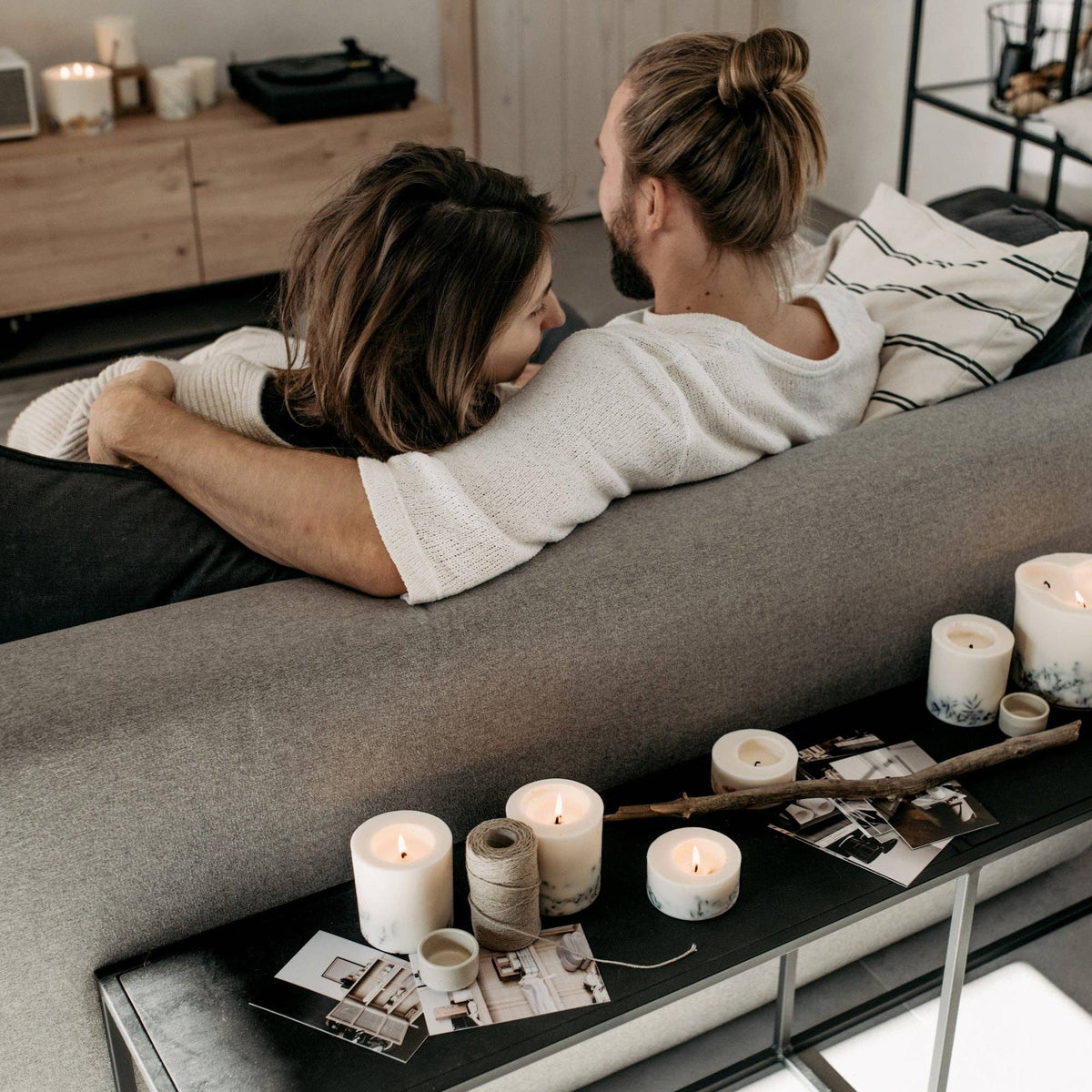 Lindenblüten Duftkerzen - MeVita Home - Mini-Säulenkerze ca. 10h - 