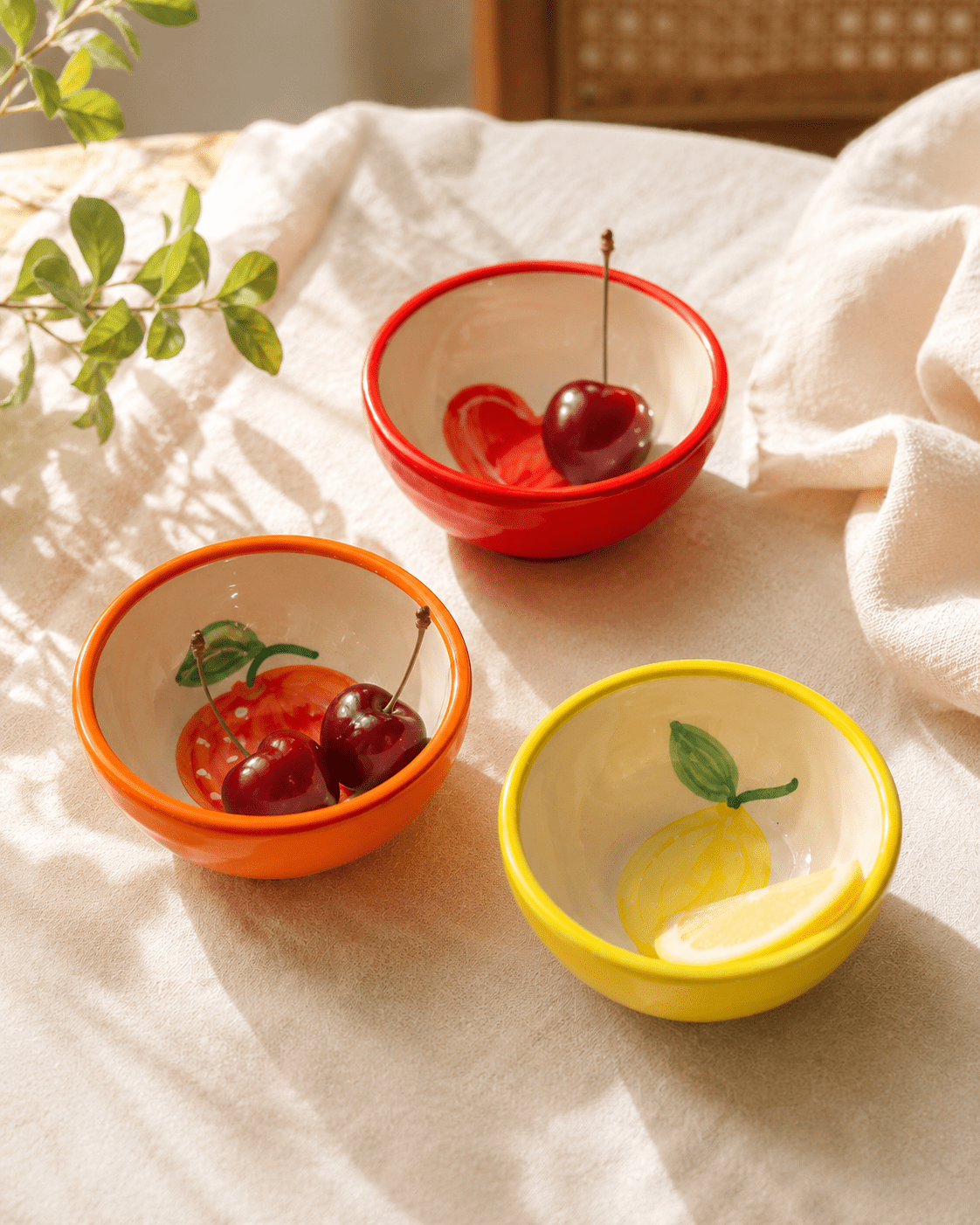 Mini Bol Fruit Love - ∅ 8cm - Bowls-3er Set | MeVita Home