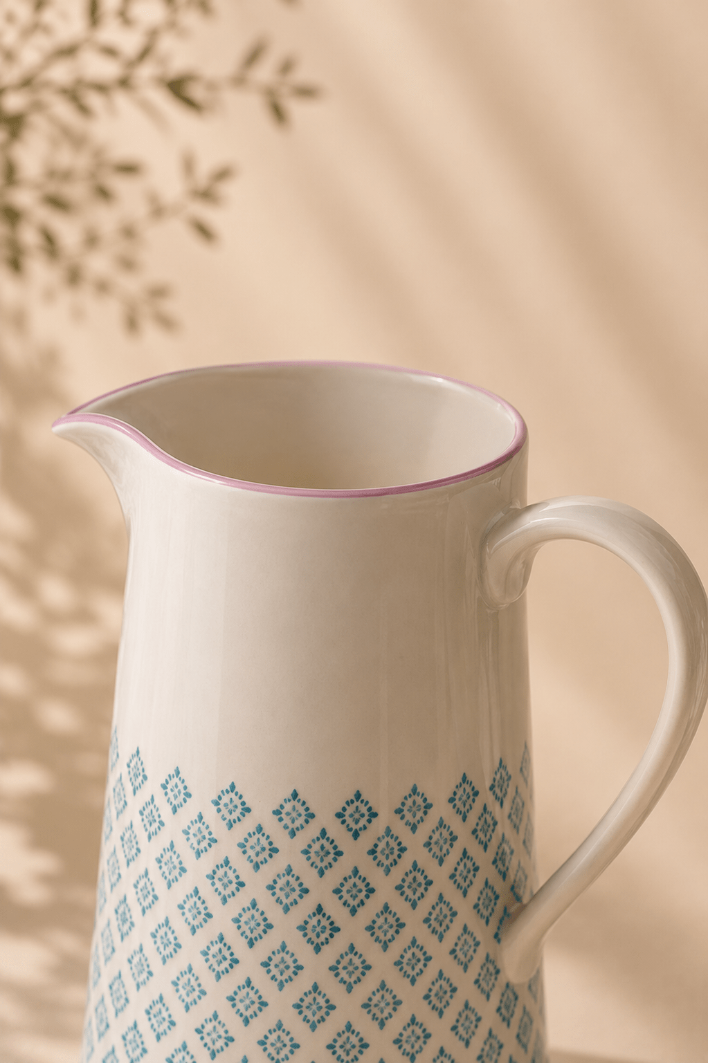 Steinzeug Krug Cozy Blue – 1.5L – Keramik | MeVita Home