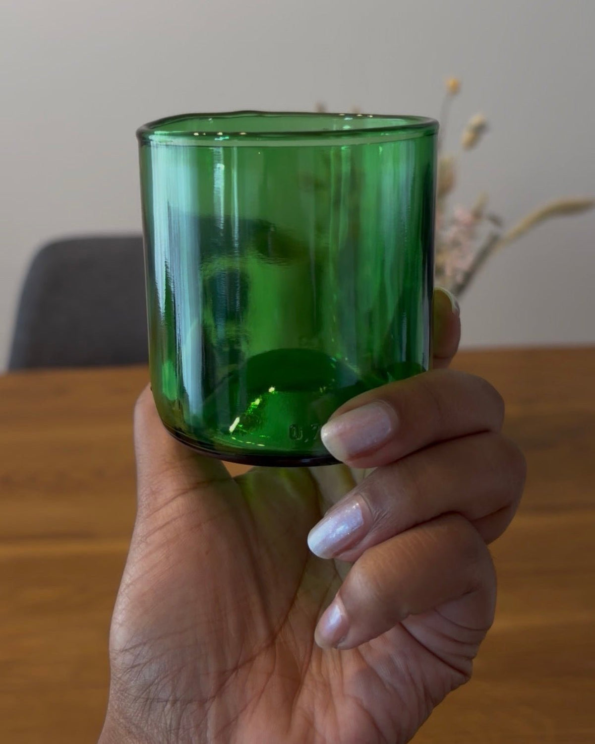 Upcycled Trinkglas Tumbler - 250ml - 4er Set - MeVita Home-Trinkgläser-Klar - 250ml - 