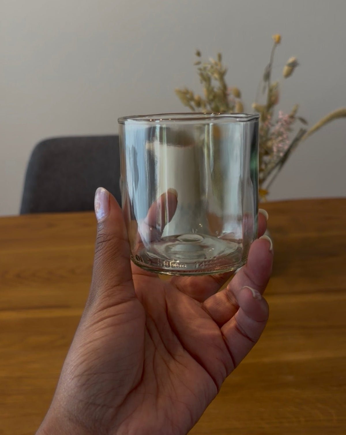 Upcycled Trinkglas Tumbler - 250ml - 4er Set - MeVita Home-Trinkgläser-Klar - 250ml - 
